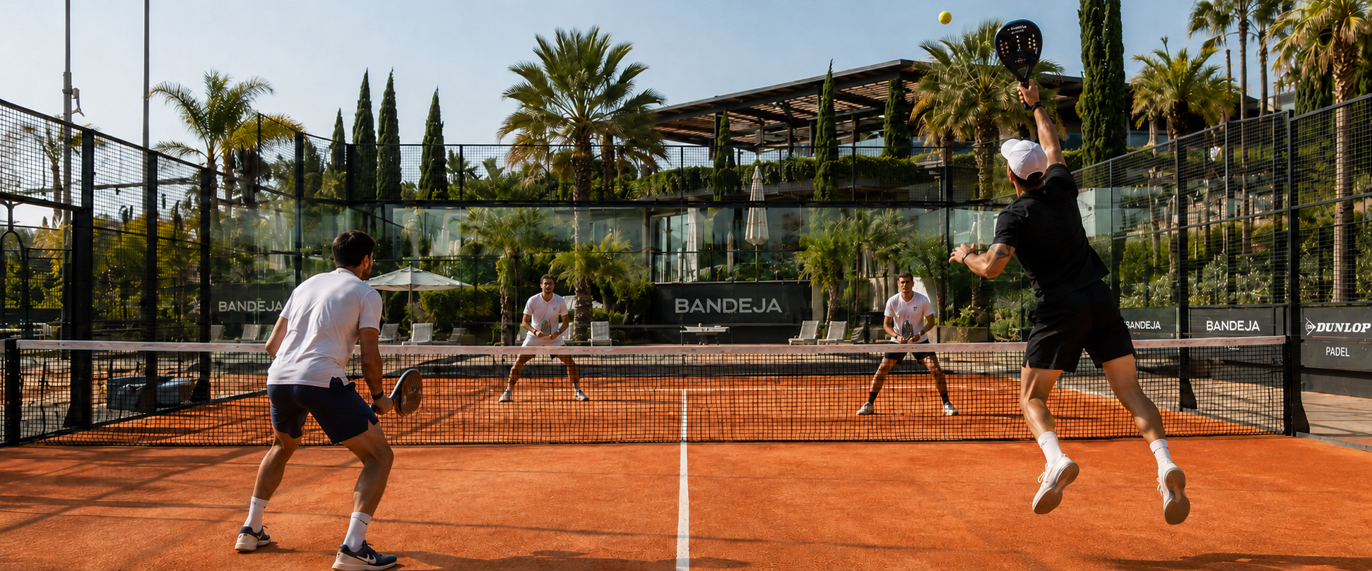 A padel match